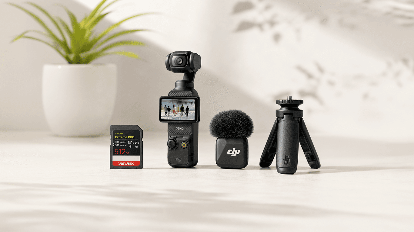 Pack Créateur — Osmo Pocket 4 + DJI Mic Mini